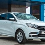 Lada X-ray цвета белый металлик