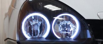 Передние фары Приора