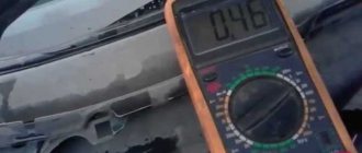 Checking the condition of the car's oxygen sensor